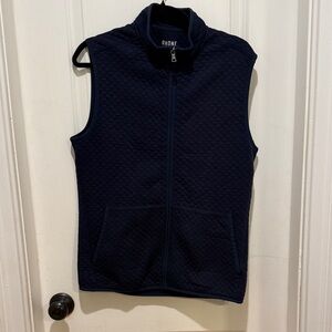 Rhone Dark Blue Quilted Vest